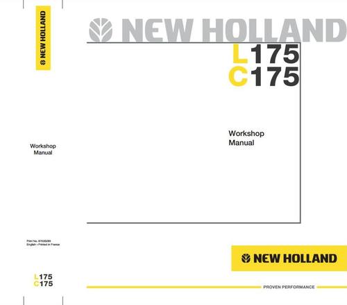 Product picture New Holland Skid Steer Loader C175, L175 Workshop Service Manual