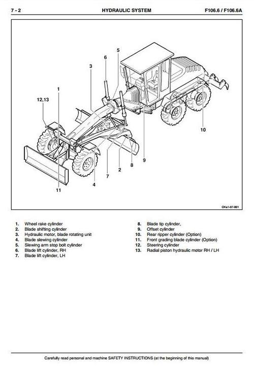Product picture New Holland Graders F106.6, F106.6A Workshop Service Manual