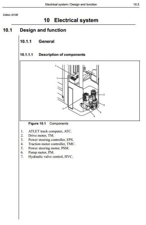 Product picture Atlet Reach Truck Type X-Ergo, XLL-Ergo, XML-Ergo, XTF-Ergo Workshop Service Manual