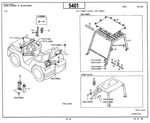 Product picture Toyota Towing Tractor Type 02-2TD20, 02-2TD25 Parts Manual