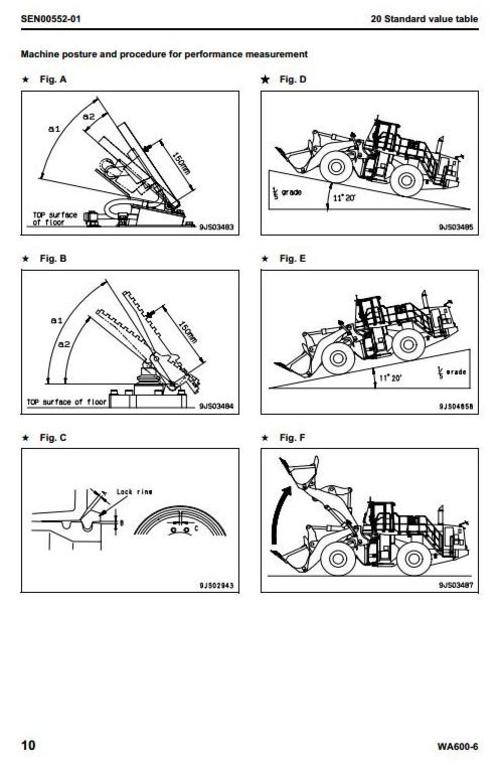 Product picture Komatsu Wheel Loader  WA600-6 Galeo sn: 60001 and up Workshop Service Manual