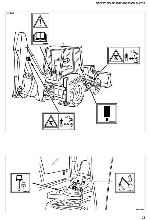 Product picture Komatsu Backhoe Loader WB91R-2, WB93R-2 Operating and Maintenance Instructions