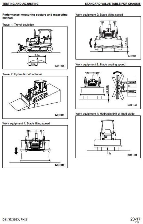Product picture Komatsu Crawler Dozers D31EX-21,  D31PX-21, D37EX-21, D37PX-21, D39EX-21, D39PX-21 Workshop Service Manual