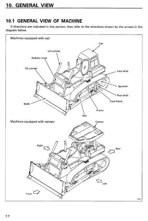 Product picture Komatsu Crawler Dozers D65E-12, D65EX-12, D65P-12, D65PX-12 Operating and Maintenance Instructions