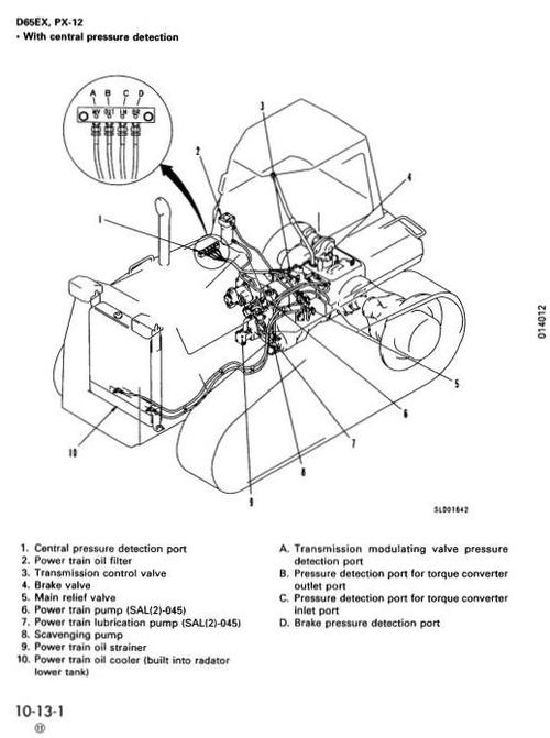 Product picture Komatsu Crawler Dozers D65E-12, D65EX-12, D65P-12, D65PX-12 Workshop Service Manual