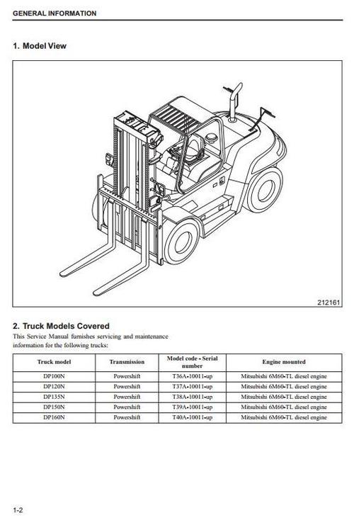 Product picture CAT Diesel Forklift Truck DP100N, DP120N, DP135N, DP150N, DP160N Workshop Service Manual